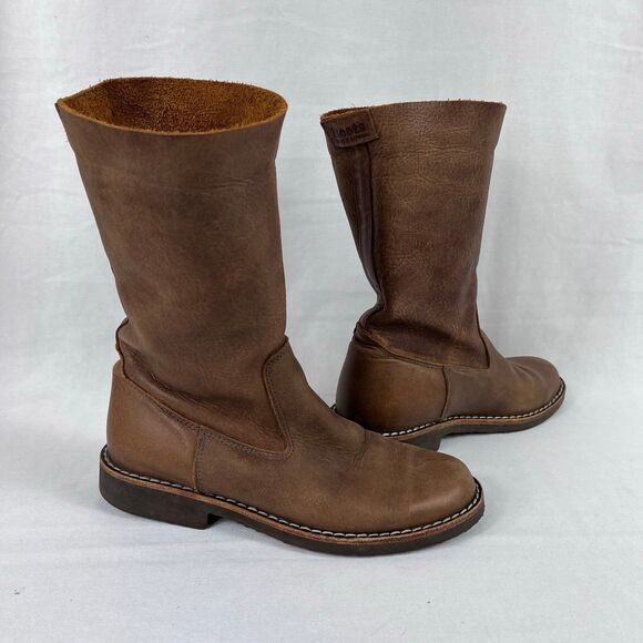 Roots Made in Canada Leather Pull On Boots Brown Women’s 6.5–7 - Picture 3 of 9